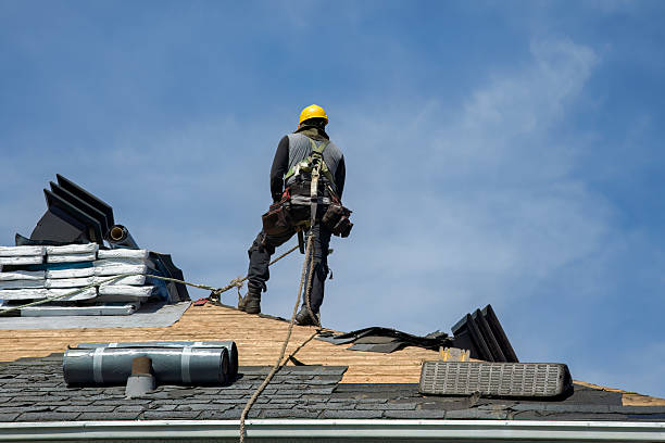 Professional Roofing technician working in Millerstown, PA